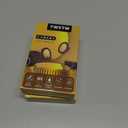 2 x YWXTW Camera Lens Protector for Samsung Galaxy S24 Ultra Accessories, [3x Impact Resistance] Individual Metal Ring Tempered Glass Camera Screen Protector, Case Friendly, 1 Set (Titanium Gray)