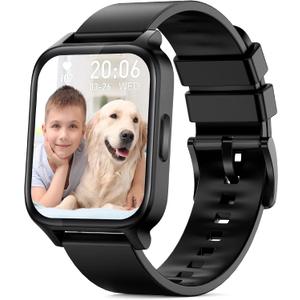 Smart Watch for Android Phones 1.69" Touch Screen Smart Watches for Women Men Nemheng Smartwatch Fitness Watches with Heart Rate Monitor Sleep Tracker Calorie Pedometer Sports Activity Fitness Tracker (Black)