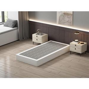AROMUSTIME Twin Box Spring 9 Inch High Profile Black Heavy Duty Metal Mattress Foundation with Fabric Cover, Easy Assembly, Non-Slip & Noise-Free
