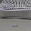 Large (16.1 x 10.2 Inch) Cabinet Storage Shelf Rack, ShelvesKitchen Counter and Cabinet Shelf, Storage Rack Organizer for Kitchen, Fridge, Cabinet, Bathroom Cupboard (White, 4)