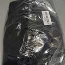 Trendy Queen Women's 2 Piece Matching Lounge Sets Long Sleeve Henley Neck Slightly Crop Top Wide Leg Pants Casual Sweat Suit (Black) S