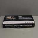 Podcast Equipment Bundle, BM-800 Recording Studio Package with Voice Changer, Live Sound Card - Audio Interface for Laptop Computer Vlog Living Broadcast Live Streaming YouTube TikTok (AM100-V8)