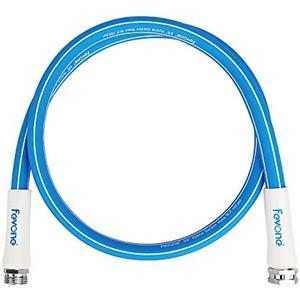 Fevone 5ft Hose Reel Leader Hose, 5/8" ID, 600 PSI, Hybrid Polymer, Kink-Resistant, Flexible, Durable, Leak-Free, 3/4" GHT Aluminum Fittings, Drinking Water Safe