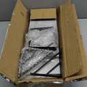 BAYKA Wall Shelves for Bedroom Decor, Floating Wall Shelves for Living Room Kitchen Storage, Wall Mounted Rustic Wood Floating Shelves for Kids Books,Corner Shelves for Bathroom(White，Set of 3)