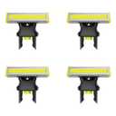 Electric Shaver Replacement Heads Compatible with Norelco One Blade Razors QP14xx,QP25xx,QP26xx,QP27xx,QP28xx,QP65xx,QP66xx Models (4 Pack)