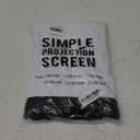 100 Inch Holographic Rear Projection Screen for Christmas, Window Projector Screen Portable Foldable with Mounting Kit, Double Sided Hologram Illusion Video Projector Screen for Indoor Outdoor Use (50"W x 89"H)