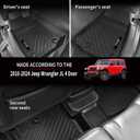 Custom Floor Mats & Cargo Trunk Liner for 2018-2025 2026 Jeep Wrangler JL Accessories All Weather TPE Rubber Protection Mat (for 2018-2026 Jeep Wrangler JL 4 Door Full Set)