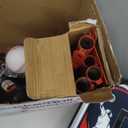 4 in 1 Kids Basketball Hoop and Tball Set 3-5, Basketball Goal with Scoreboard&LED, Hanging Tee Ball Stand with Baseball Pitching Machine, Indoor Outdoor Sport Toys for Boys 4-8