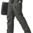 FREE SOLDIER Men's Tactical Pants Water Resistant Ripstop Cargo Work Lightweight EDC Hiking Pants with Multi Pockets (Gray 42W x 32L)