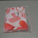 Valentines Day Round Tablecloth 60 Inch Red Heart Table Cloth Water Resistant Washable Polyester Valentine's Day Table Cover for Kitchen Dining Table Party Decor