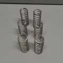 6 Pcs SP 9734 Compression Spring, Spring Steel, 0.105 in x 1-1/8 in x 3 in