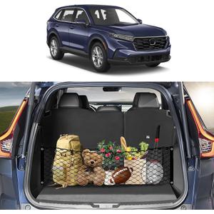 Karltys CR-V Cargo Net for Honda CRV 2023-2025 2026 Envelope Style Truck Bed Cargo Net, Highly Elastic Rear Trunk Net for CRV 2024 Double Layer Nylon Mesh Storage Netting Organizer