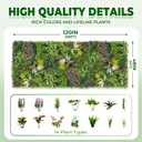 48x120 in (40 Sqft) Artificial Boxwood Grass Wall Hedge Roll