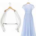 Sliner Metal Body Shape Clothing Form Hangers Mannequin Adjustable Dress Display Hanger for Women Tops Jackets Thick Strip Female Torso for Retail Boutique Photography (Thick Strip), 15 inches x 19.7 inches