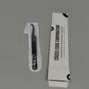 My Lash Tools Lash Tweezers For Eyelash Extensions 2Pcs Fiber Tip Tweezers For Lash Extensions and Dolphin Isolation Tweezers Mega Mink Fan Volume Lash Tweezer Stainless Steel (Black Tweezers set)