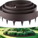 Metal Landscape Edging 39" Lx11 H, 5pcs Steel Garden Edging Border 15Ft Easy-to-Install Metal Edging for Landscaping, Brown