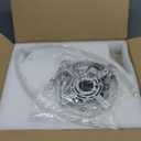 ZMISHIBO 24 Inch Ceiling Fans with Lights and Remote, Modern Low Profile Ceiling Fan, 3000-6000K Dimmable Flush Mount LED Fan Light, 6 Wind Speeds, Fandelier Ceiling Fans for Bedroom- White