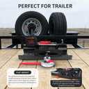 Tekstap Winch Mounting Plate for 15000-20000 LBS Heavy Duty Winch,10" x 4.5" Raised Bolt Pattern,Compatible with Truck/SUV/Trailer