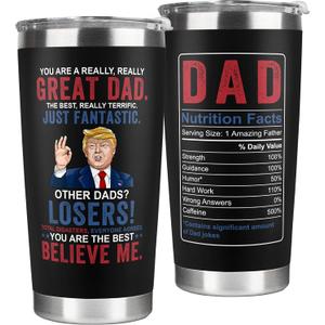 Gifts for Dad from Daughter, Son - Fathers Day Gift for Dad - Birthday, Father's Day, Christmas Gifts for Dads - Father Gift Ideas - New Papa Daddy Stepdad Ideas for Men - 20 Oz Tumbler