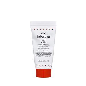 EVO Fabuloso Red Color Depositing Conditioner - Travel Size Instant Color Depositing, Nourishing Conditioner To Add Shine in 3 Minutes - 1.0fl.oz