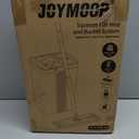 JOYMOOP Mop and Bucket Set, Flat Mops for Floor & Wall Cleaning, Commercial & Household Use, Hardwood Floor Mop with Long Handle & 4 Microfiber Pads