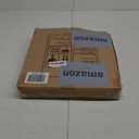 PEMAR Mother of Pearl Decorative Tray, 13" Round Display & Serving Tray with Gold Handles, Vanity/ Perfume/ Trinket Catchall for Dresser, Bathroom, Vanity Table (White Cream Sunlight Starburst Pattern)