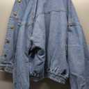 Women's Oversized Denim Jacket, Size S
