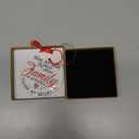 TEEZWONDER Family Christmas Ornament Gifts for Women Men - Ceramic Christmas Ornaments 2025 for Tree Decorations for Mom Dad Grandma Grandpa, Sister Brother Gift Ideas for Xmas