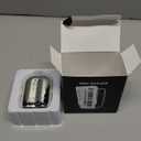 2025 New Upgrade Pocket Shaver USB Mini Shavers, New Model Mini Dual-Head Electric Shaver for Men, Portable Magnetic Rechargeable Waterproof Razor for Home, Car, Travel (Silver)