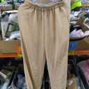Womens Wide Leg Palazzo Pants High Waist Summer Flowy Lightweight Trousers Casual Beach Vacation Travel Wear S
