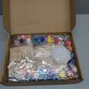 Thyle 6 Set Christmas Wooden House Kit for Craft DIY Christmas Village Unfinished Wooden Gingerbread House Make Your Own 3D Houses Xmas Painting Gift Craft Activity Creative DIY Art Decoration Project