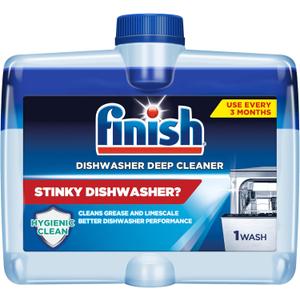 Finish Dishwasher Cleaner Liquid, Deep Cleans Hidden Grease & Limescale, Fights Odors & Maintains Performance, 3 Month Supply, 8.45oz, 1 Bottle (240 count (Pack of 1))