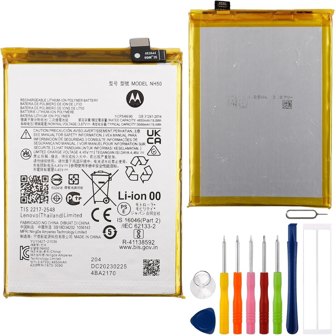 Replacement Battery NH50 Compatible with Moto G 5G 2023 G22 XT2231-2 with Tools