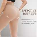 HONGTEYA 2 Pairs Fleece Lined Tights Women - Warm Sheer Pantyhose Fake Translucent Tights Winter Thermal Leggings (X-Large)