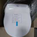 Bio Bidet Bliss BB1000 Warm Water Bidet Seat, Air Dryer, Heated Seat with Slow Close Lid, Remote Control, Round