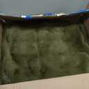 Ultra Soft Cozy Faux Fur Throw Blanket, Fuzzy Plush Thick Bubble Blanket, Oversize Luxury Fluffy Blanket for Couch, Sofa, Bedroom, and Living Room,50x60 Inches,Green