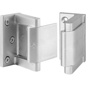 Home Security Door Lock,2 Pack Child Proof Door Reinforcement Lock with Upgraded Stainless Steel Screws for Inward Swinging Door,Privacy Door Latch Defend Home and Hotels