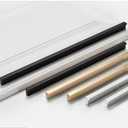 10 Pack Kitchen Cabinet Pulls - Kitchen Cabinet Handles for Dresser Drawers - L-Shaped Cross Sections, (5.51 inches,Gold)