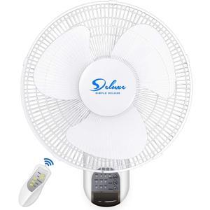 HealSmart 16-Inch Digital Wall Mount Oscillating Fan