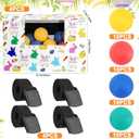 Easter Swing Shaking Balls Games, Novelty Twerk Easter Activities Set Includes 40 Balls and 4 Strap Shake Boxes, Easter Bunny Game for Adult Teens Family Party Carnival Yard Outdoor Indoor