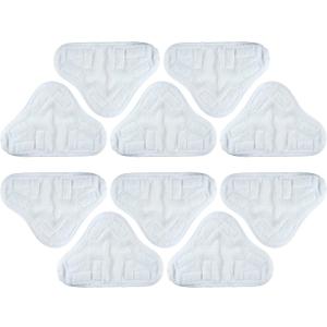 BlueStars 10-Pack H2OX5 Microfiber Steam Mop Pads Replacement  Compatible with H2O H20 Steam Mop X5  Washable & Reusable, Exact Fit for H2O X5 Steam Cleaners