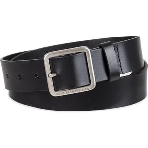 Levi's womens Casual Leather Belt With Square Buckle Stylish Jeans & Dress Belt (Medium, Black Elevated)