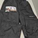 Arctix Women's Essential Insulated Ski Bibs, Water Resistant Snow Pants for Skiing & Snowboarding (Medium/31" Inseam, Black)