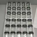 Encheng 8 OZ Glass Jars with Metal Lids, Clear Round Empty Candle Jars with Airtight Lids, Small Mason Canning Jars for Food, Candle, Honey, Candy, 30 Pack.