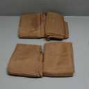 MIULEE Brown Sheer Curtains 84 Inches Long, 4 Panels Set, Rod Pocket Voile Drapes Light Filtering and Semi Transparent, Elegant Window Treatments for Bedroom Living Room,42 x 84 Inches