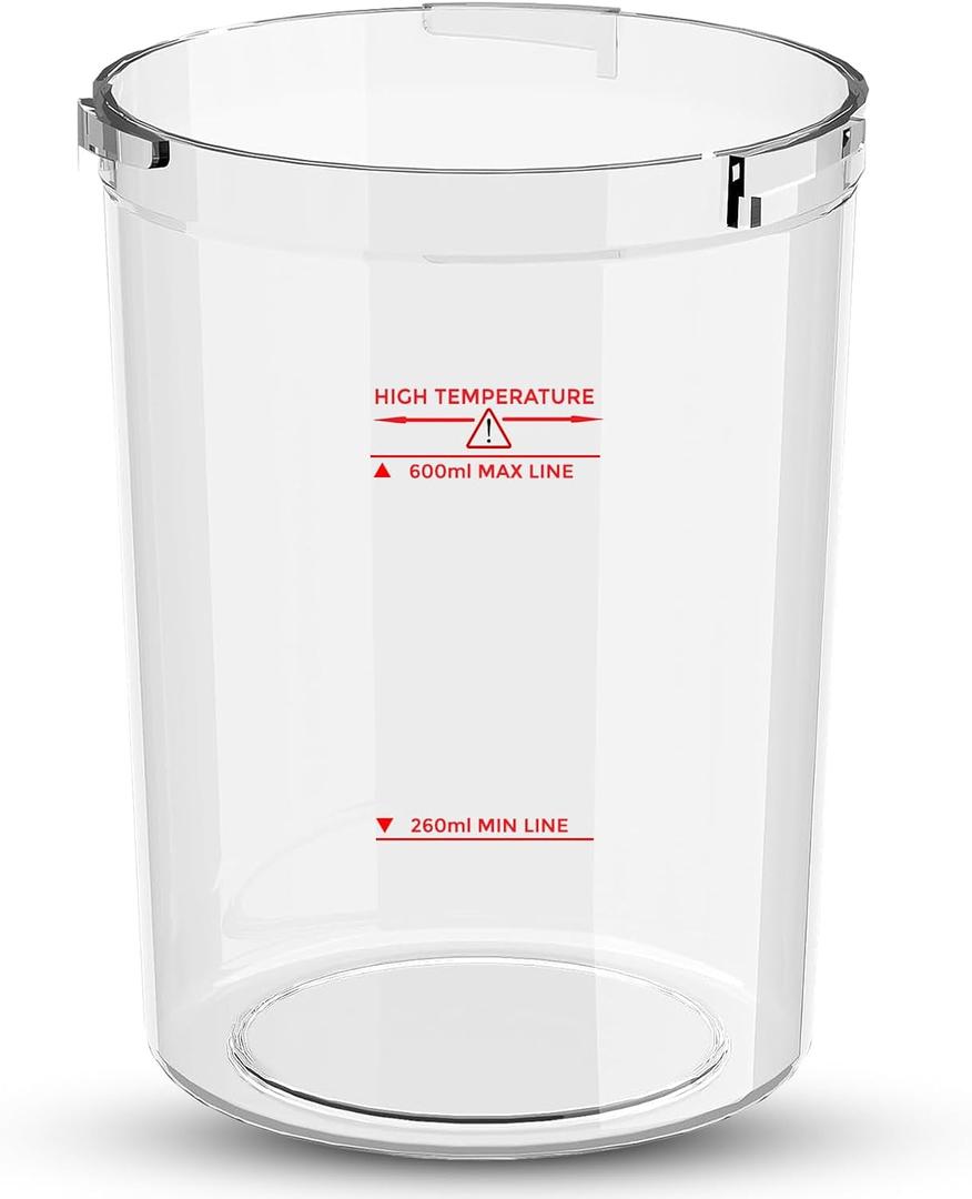 Water Jar for Facial Steamer Professional, Large Capacity Plastic Water Cup for Ozone Facial Steamer Professional Replacement (1PC)