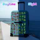 Punny Teacher Stickers for Students Glow in The Dark, Funny Motivational Reward Stickers for Kids, Cute Animal Positive Incentives Encouragement Decals Home School Classroom Supplies (51PCS)