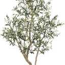 PHYTREE 7FT Olive Trees Artificial Indoor - Thick Trunk & Lifelike Fruits | Faux Olive Tree with Realistic Leaves with Sturdy Base, Fake Olive Tree Full Dense for Modern Home Decor Office Living Room