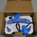 Electric Air Balloon Pump, Portable Dual Nozzle Electric Balloon Inflator/Blower for Party Decoration,Used to Quickly Fill Balloons - 110V 600W [Blue]