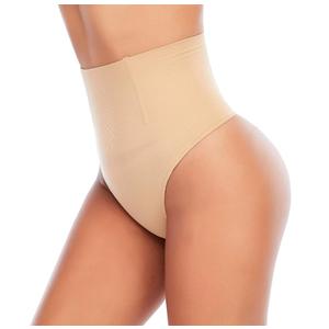 Werena Tummy Control Thong Shapewear for Women Seamless Shaping Thong Panties Body Shaper Underwear Small